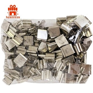100 CÁI Dụng cụ giữ bấc kim loại, Giá đỡ bấc cho nến bấc gỗ