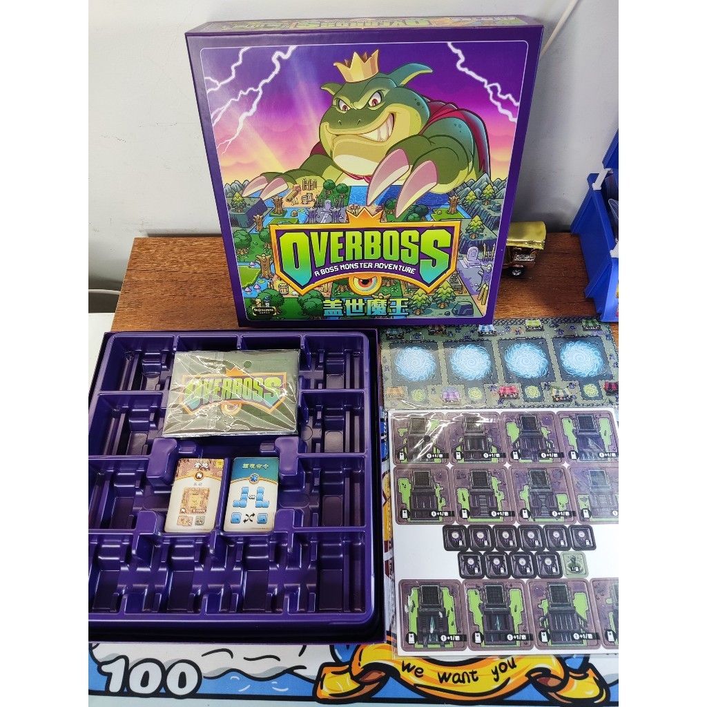 Boardgame Overboss kèm bản mở rộng Quỷ Vương KS Chính Hãng Nội Địa Trung Tigar