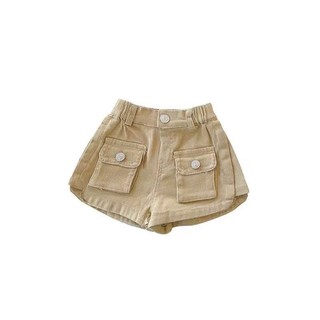 10-27kg Quần đùi kaki túi hộp bé gái