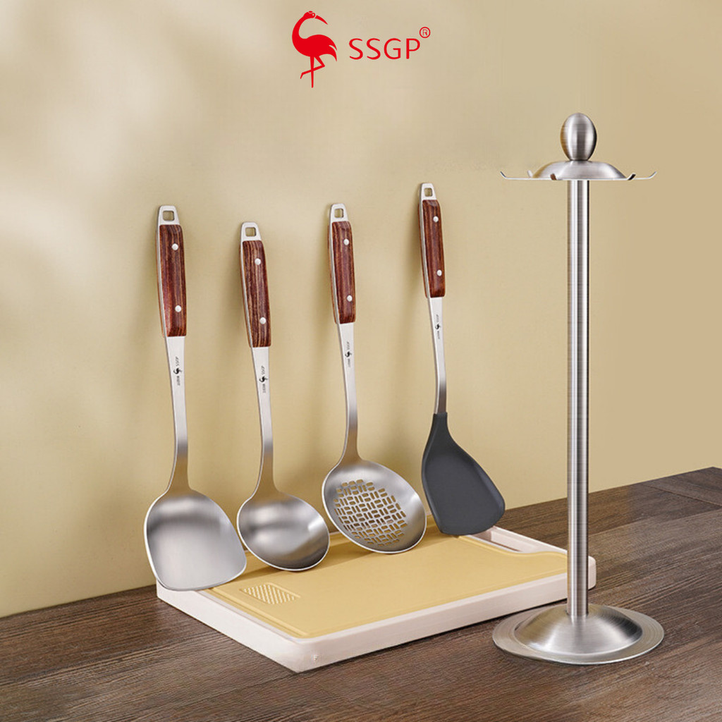 Vá lẩu inox 304 Stuttgart  SSGP SS11806 Vá múc lẩu, Muôi lẩu, Muỗng canh, muôi múc canh, Vá lẩu to