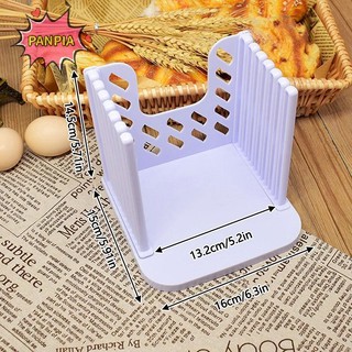 Pnpia Có Thể Gập Lại Bánh Mì Nướng Máy Thái Đứng Dụng Cụ Cắt Nhựa Khuôn Cắt Bánh Mì Chảo Giá Cắt Dụng Cụ Nướng Bánh Tiện Ích Nhà Bếp Boutique