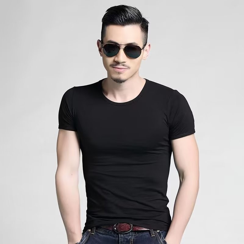 VG Áo thun cổ tròn thoải mái có đồ họa phong cách đô thị - Thiết yếu mùa xuân / mùa hè thông thường