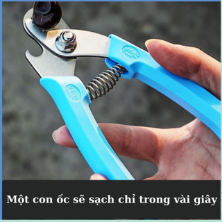 Kìm cắt đuôi ốc Dụng cụ bấm loại bỏ đầu ốc làm bằng thép không gỉ có đầu mở lắp đá tiện lợi