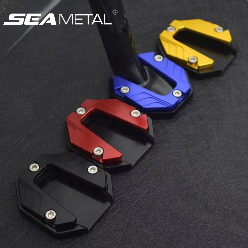 bọc chân chống xe máy SEAMETAL Đệm Mở Rộng Chân Chống Đứng Mở Rộng Bằng Nhôm Cho Xe Máy
