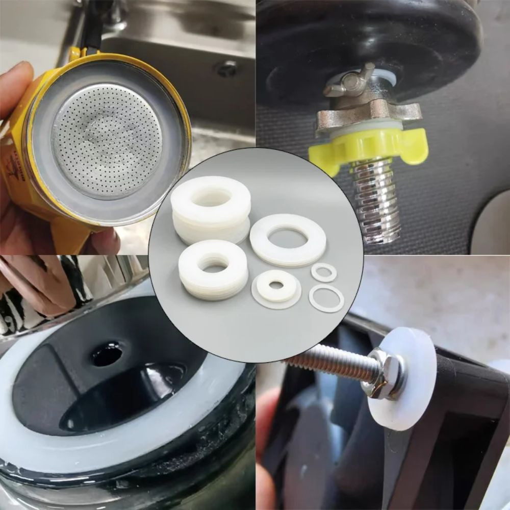 ESSENCEH 1 / 5 Chiếc Vòng Niêm Phong Chống Nước, Màng Cao Su Silicon Chống Thấm Nước Gioăng Van Xả Máy Giặt, Đa Năng 816.41.88.1 Bộ Phận Bồn Cầu Van Xả Cói Cho Geberit