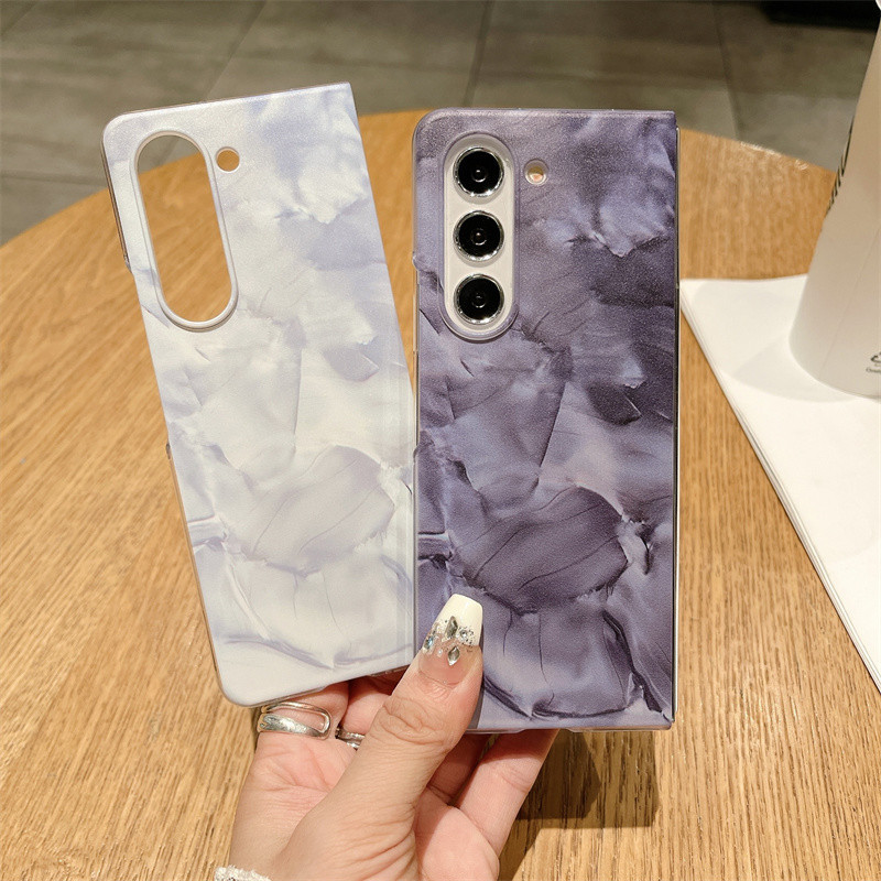 Ốp lưng họa tiết Rococo mỏng Samsung Galaxy Z Fold 5 Z Fold 4 Z Fold 3 Vỏ cứng siêu mỏng