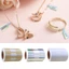 DAYBREAK 500 Chiếc Vòng Cổ Giá Thẻ, Giấy Kraft Nhiều Màu Trang Sức Giá Nhãn, Công Cụ Trưng Bày Sáng Tạo Trang Trí Handmade Tự Dán