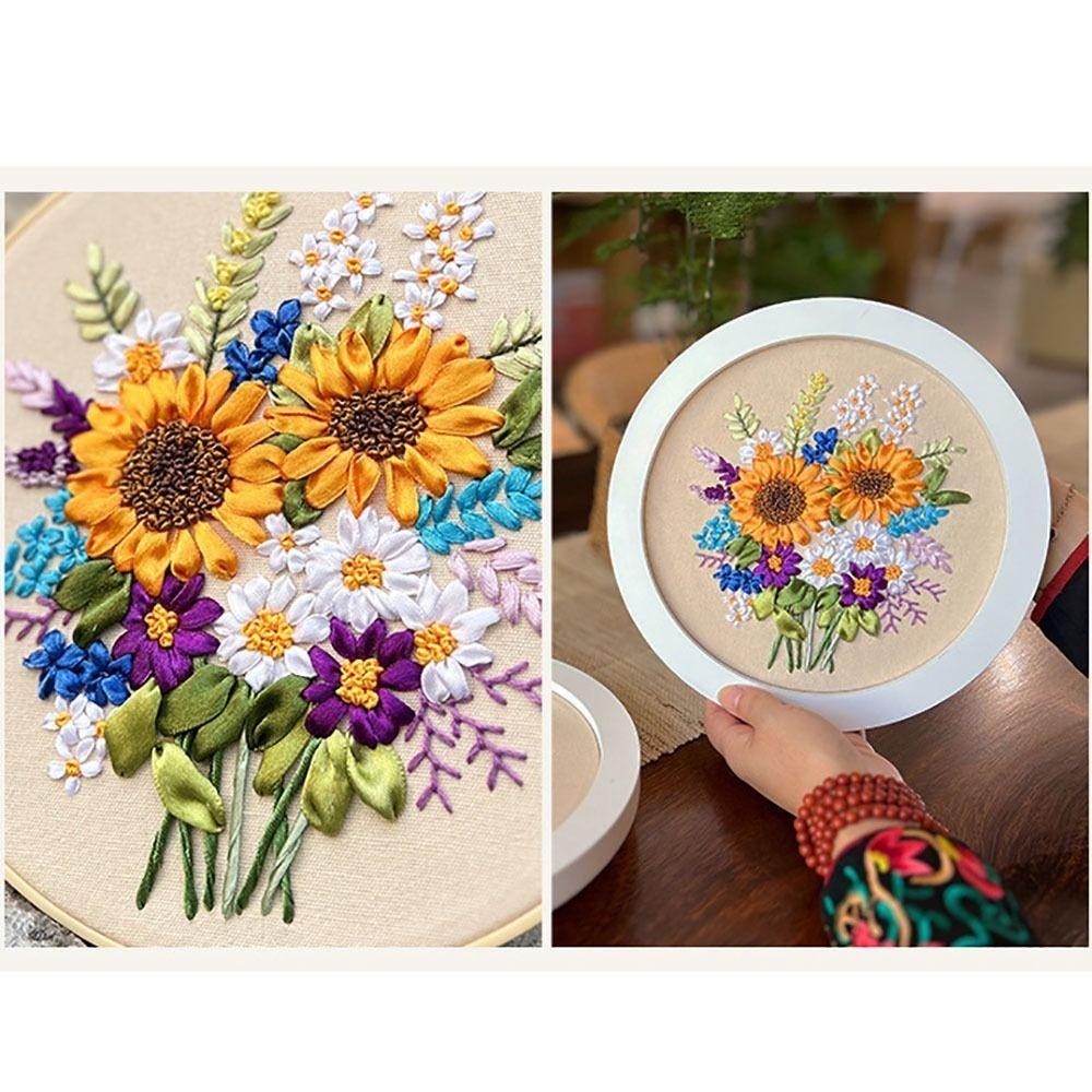 Bộ dụng cụ thêu ODAKA, Bộ dụng cụ thêu ruy băng thủ công, Bộ dụng cụ thêu thêu nghệ thuật