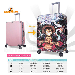 ONE PIECE Hành Lý Có Thể Giặt Được Vali Bảo Vệ Chống Trầy Xước Vali Phù Hợp Với Hành Lý 18-32 Inch