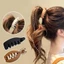 BORAGETE Chuối Hairgrip, Thiết Kế Đơn Giản Kẹp Móng Vuốt Xoắn Hàn Quốc, Phụ Kiện Tóc Thời Trang Kẹp Tóc Cho Nữ Bé Gái