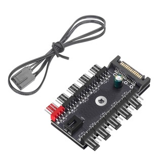 EZ Bo Mạch Chủ 4Pin Quạt Làm Mát PWM HUB Bộ Chia Bộ Điều Chỉnh Tốc Độ Cho Vỏ PC