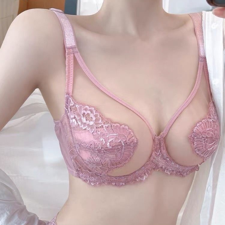 Áo ngực chống chảy xệ ren gợi cảm kiểu Pháp có khung nâng ngực siêu nhẹ chống chảy xệ