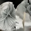 MERIGGIARE Big Wave Ren Vải, Kim Loại Lustrous 1 Yard Pleat Lưới Organza, Phụ Kiện Váy Ruffle Thời Trang DIY Tạo Kiểu May Xếp Ly Vải Ren Ruffle Xếp Ly