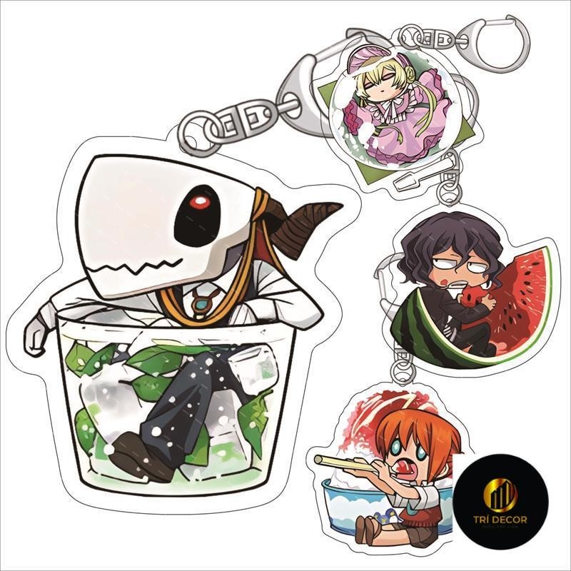 Cô Dâu Của Pháp Sư Móc Khóa Hatori Chise Elias Luz Acrylic Móc Khóa Anime Ngoại Vi