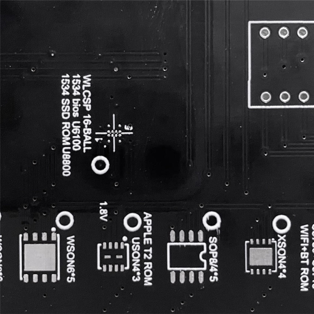 Ổ cắm đọc và ghi Chip T2 cho Air T2 Ssd Rom Typec Rom Holder