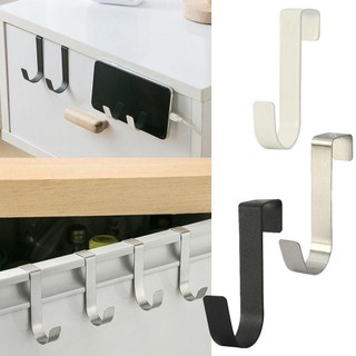 Móc treo cửa sau MEGOCE, Móc hình chữ S hạng nặng tiết kiệm không gian, Móc treo khăn treo khăn bằng thép không gỉ Dụng cụ sắp xếp ngăn kéo Móc tủ cho phòng tắm nhà bếp