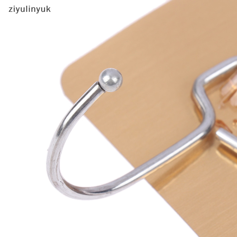 Ziyulinyuk 5 Cái Móc Lớn Chịu Lực Chống Thấm Nước Dính Móc Treo Tường Không Móng Tay Chống Thấm Nước Móc Treo Tường Cho Nhà Bếp Phòng Tắm EN