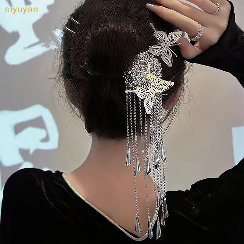 Siyuyan Kẹp Tóc Cổ Đại sel Bước Lắc, Trang Trí Hanfu, Phụ Kiện Đường Dây, Đội Đầu, VN