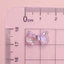 30 Chiếc 8.7 * 14.7 Mm Acrylic Trong Suốt Chất Liệu Sáng Bóng AB Hạt Trang Trí Nơ Nhỏ Làm Phụ Kiện Trang Sức Dây Điện Thoại Di Động DIY