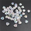 20 / 50 Chiếc 6-10 Mm Acrylic AB Màu Tròn Trái Tim Ngôi Sao Hạt DIY Handmade Chất Liệu Cho Bông Tai Dây Chuyền Trang Sức Làm