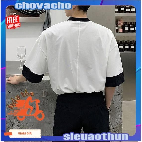 Áo thun Stee Mix khoen cổ CVC - Giá sỉ Unisex