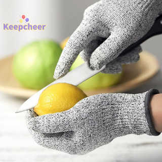 [Keepcheer] Găng tay chống cắt an toàn HPPE Level 5 Công nghiệp cường độ cao Làm vườn nhà bếp Cắt kính chống cắt đa năng [Mới]