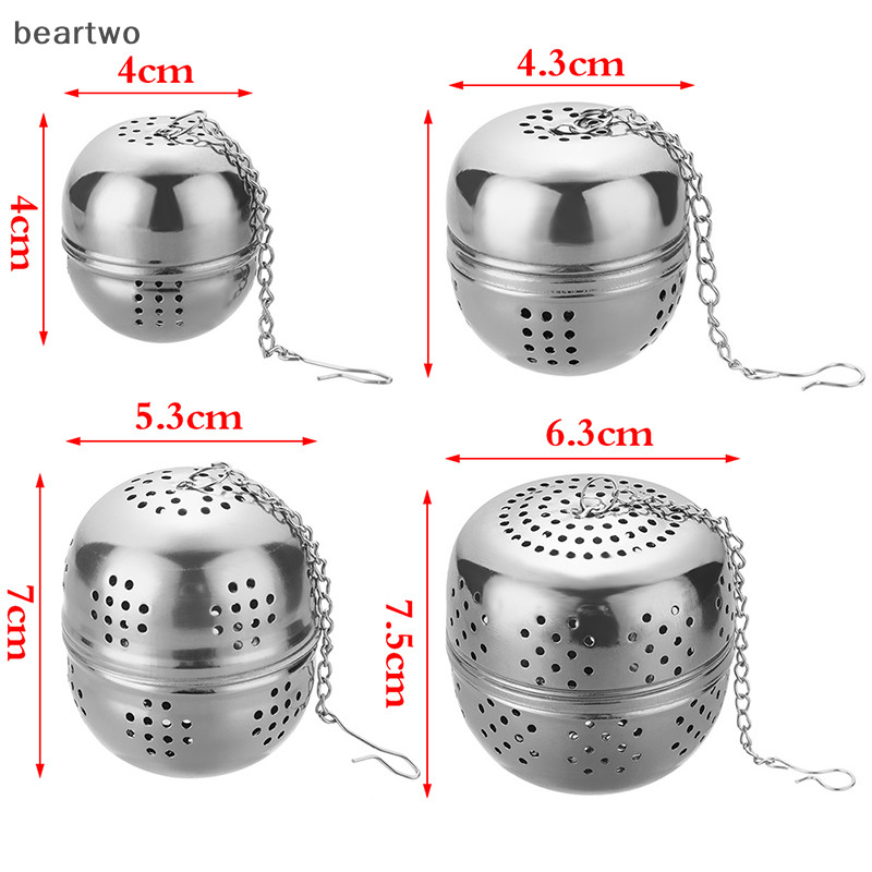 < Beartwo > Bộ lọc lưới trà rò rỉ trà bằng thép không gỉ Bộ lọc trà pha đẹp