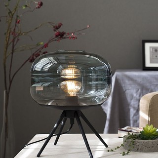 AIMI Phong Cách Công Nghiệp Kính Đèn Bàn Phòng Khách Phòng Ngủ Đèn Trang Trí Bốn Góc Đầu Giường Phòng Khách Đèn Ngủ