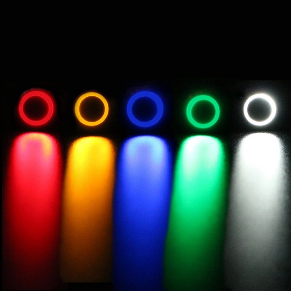 【NEW】Button Switch Flat Head With Ring Light IK09 IP66 Metal Push ...