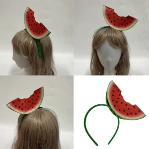 Yoo Fruit Theme Headband Cosplay Dưa Hấu Mũ Đội Đầu Cho Tiệc Hawaii Và Cuộc Phiêu Lưu Nhiệt Đới Tiệc Sinh Nhật