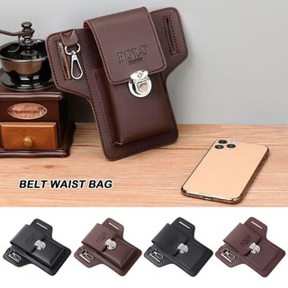 Túi thắt lưng đa năng điện thoại METALWRK, da PU cổ điển, túi đựng điện thoại du lịch kèm khe thẻ