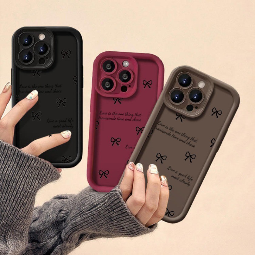 Ốp Điện Thoại Họa Tiết Nơ Dễ Thương Graffiti Cho Vivo V23 V20 Pro V23E X90 X70 X60 Pro Mắt Thiên Thần Vỏ Mềm Chống Sốc