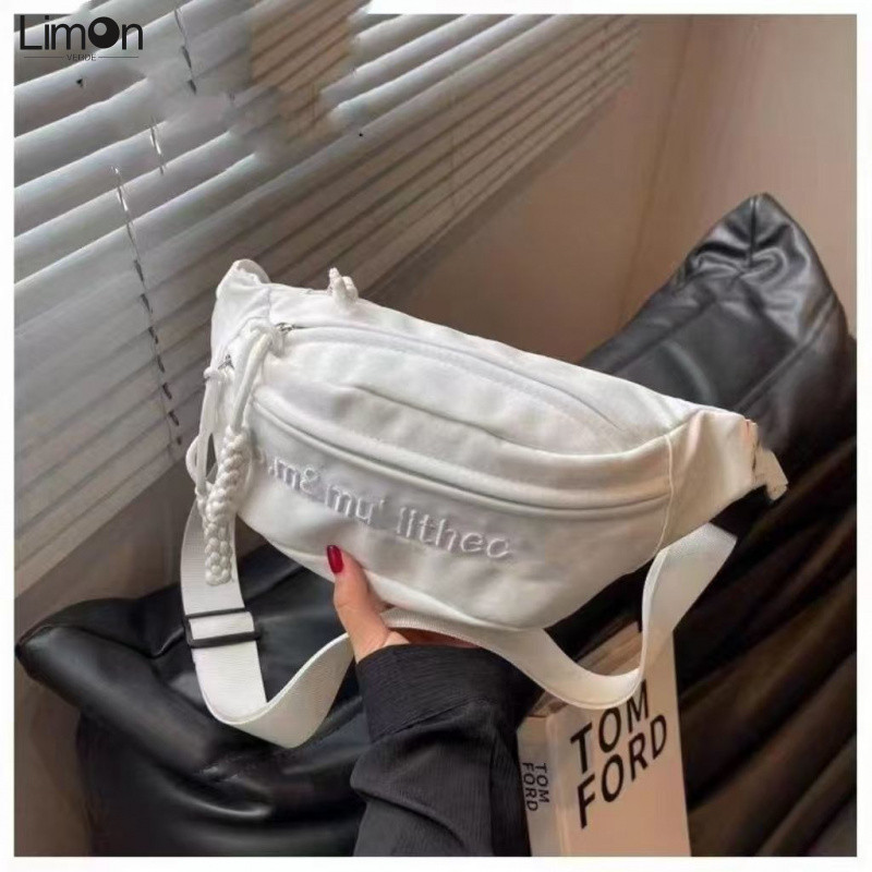 Túi đeo chéo vải Canvas Messenger nữ 2025 Túi đeo chéo một vai thời trang phong cách mới