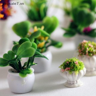 [ToyFeb] 12 Phong Cách 1: 12 Chậu Cây Nhà Búp Bê Nhựa Thân Thiện Với Môi Trường Phụ Kiện Trang Trí Nhà Cửa {vn}