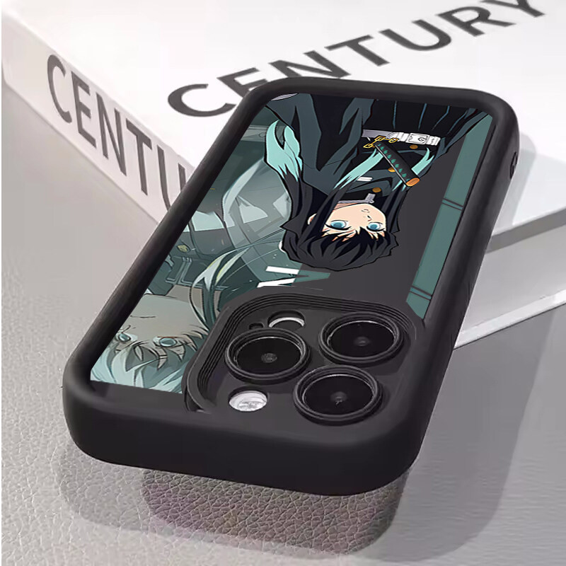 Ốp Điện Thoại Cho Xiaomi Redmi Note 14 13 12 Pro 5G 14 12 4G 12 13 Pro Plus Ốp Lưng Anime Demon Slayer Tokitou Muichirou Camera Bảo Vệ Silicon Chống Sốc In Mềm