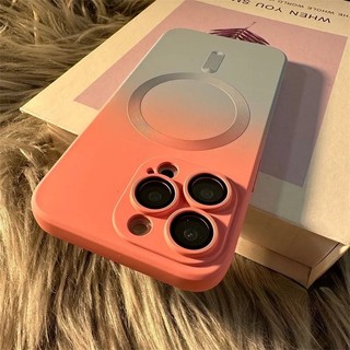 Vỏ silicon chuyển màu từ tính cho IPhone 14 13 12 11 Pro Max 14plus Vỏ bảo vệ