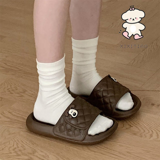 Xixitiao Dép Hình Chú Cún Hoạt Hình Dễ Thương Dành Cho Nữ Phụ Kiện Trang Trí Nhà Cửa Phong Cách
