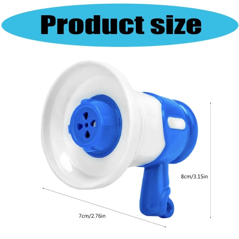 YOI Megaphone có micrô âm nhạc và ghi âm cho phụ kiện móc khóa nữ