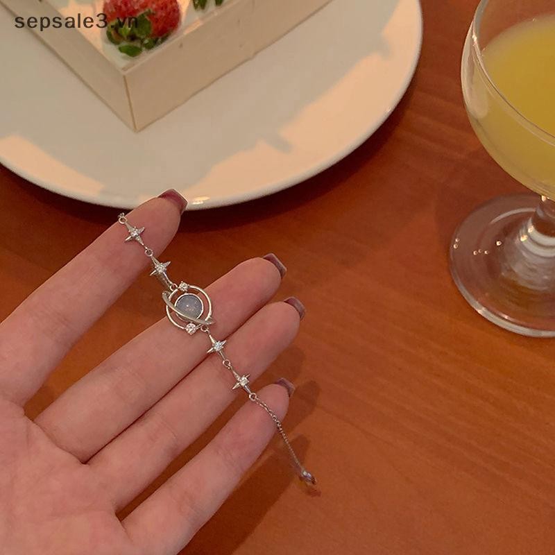 # Sepsale # Vòng tay không gian Opal thanh lịch Hàn Quốc dành cho nữ Girs Delicate Zircon Starlight Bangles Quà tặng trang sức dự tiệc.