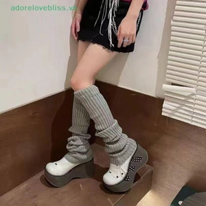 Thêm 1 Đôi Tất Nữ Ấm Áp Chân Jk Bong Bóng Thời Trang Gothic Cô Gái Mềm Mại Rời Thường Ngày Tất Voi Đa Năng﻿ Bss