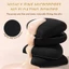 EBINLANDS Air Cushion Puff, Bột Tam Giác Đen Di Động, Khô Chất Lượng Cao Ướt Sử Dụng Kép Nhẹ Kem Che Khuyết Điểm Mềm Dụng Cụ Trang Điểm Mỹ Phẩm Applicator Dụng Cụ