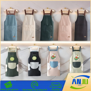 Nhà Bếp Tạp Dề Chống Nước Và Chống Thấm Dầu Dành Cho Nam Nữ Có Túi Lớn Tạp Dề Nấu Ăn Nhà Bếp