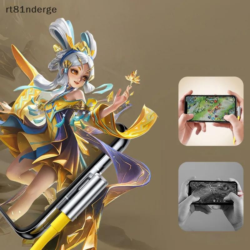 Cáp chơi game khuỷu tay Ge 120W 90 độ Type-C 6A Dây chơi game dành cho game thủ điện thoại Huawei n