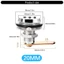 Pealike Thanh Lịch 3 Chữ Số Mật Khẩu Cam Khóa Bộ 2 Cho Hộp Thư Và Tủ Chắc Chắn Không Cần Chìa Khóa Hợp Kim Kẽm Vật Liệu