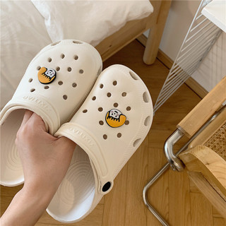 Xixitiao Dép Xăng Đan, Unisex, Đế Cao, Mùa Hè, Họa Tiết Hoạt Hình, Dễ Thương, Kiểu Dáng Đi Biển