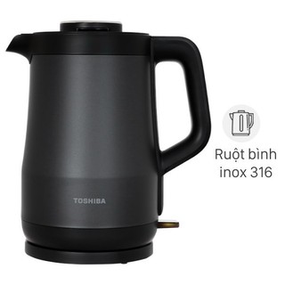 Bình Đun Siêu Tốc Chống Tràn Toshiba 1.5 Lít KT-15DRTVN(H) /  KT-15DRTVN(W) - Bảo hành chính hãng