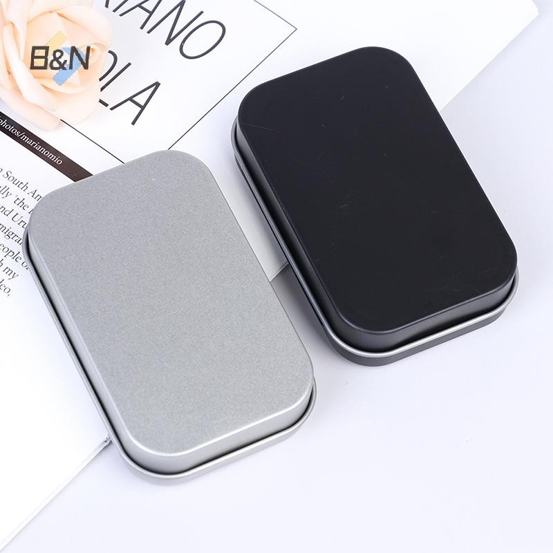 B & N Survival Kit Thiếc Nhỏ Trống Kim Loại Thiếc Flip Hộp Bảo Quản Hộp Đựng Tiền Xu Kẹo Chìa Khóa.