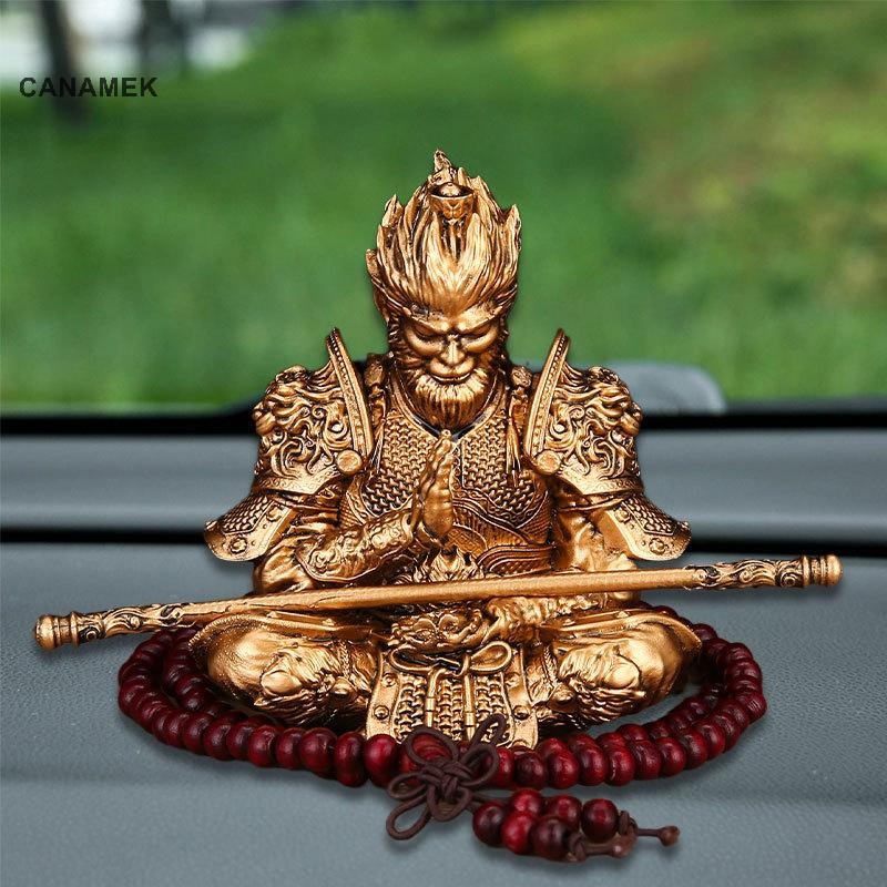 Canamek Thần Đen Tôn Ngộ Không Xe Trang Trí 3D Hình Người Hâm Mộ Quà Tặng 6-10cm CSF