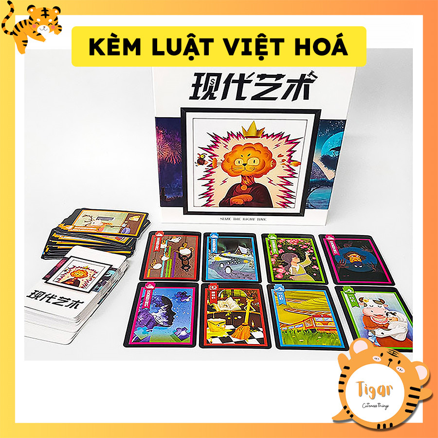 Boardgame Đấu Giá Nghệ Thuật Modern Art  (có kèm luật Việt) Tigarboardgame 72123