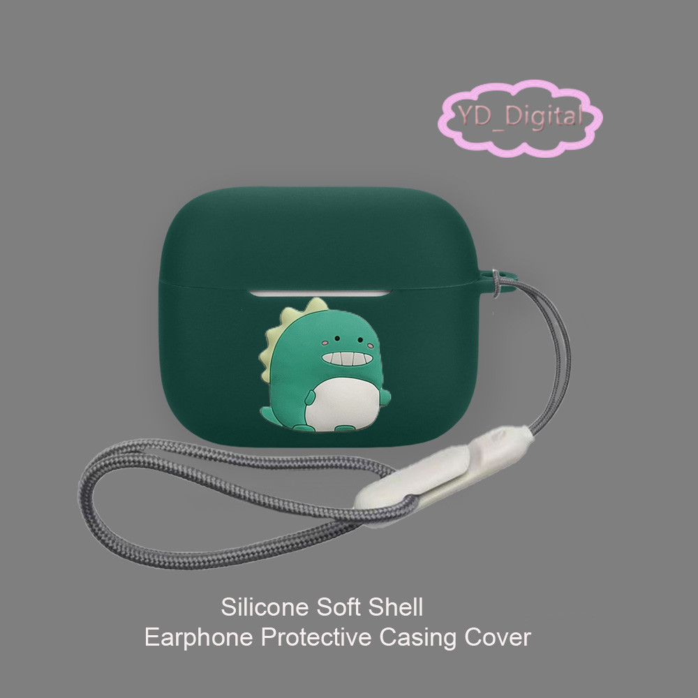 Dành Cho Oppo Enco Buds 3 Pro Ốp Lưng Cắt Tai Nghe Silicon Vỏ Bảo Vệ Tai Nghe Chống Bụi Tai Nghe Da Tay Dây Phụ Kiện